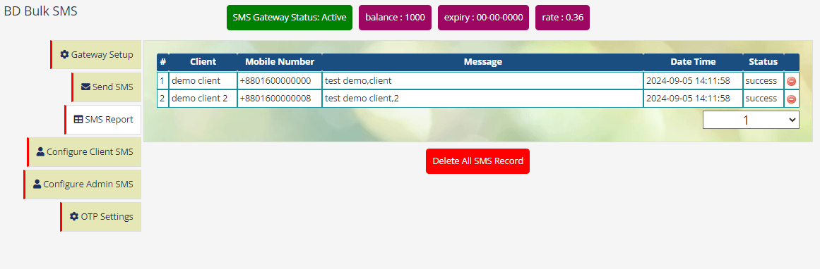 sms addon bd whmcs